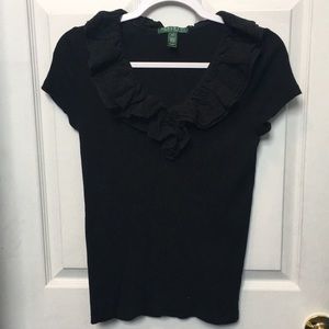 Lauren Ralph Lauren ruffled top